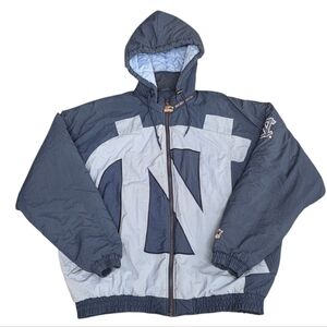 Vintage 90s AOP NCAA North Carolina Tar Heels Starter Jacket Full Zip XL